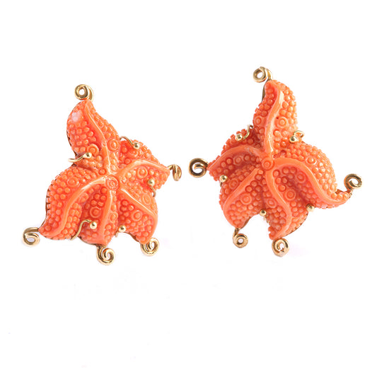 Orecchini Stelle Marine Living Coral