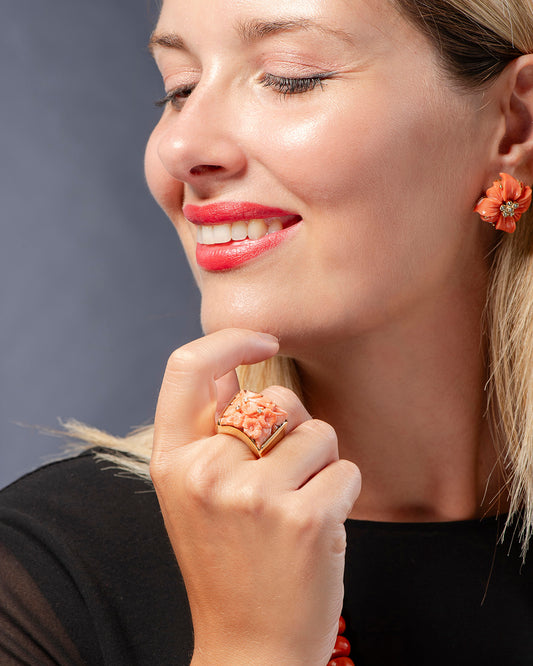 Living Coral ring